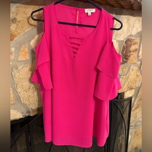 Hot pink top